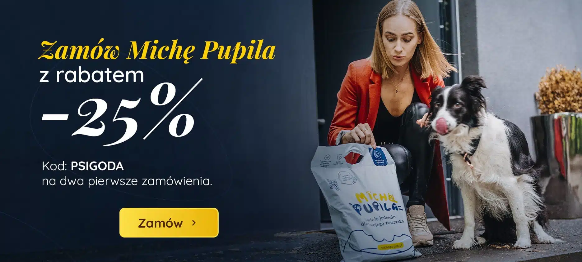 Świeża karma Micha Pupila z rabatem −25%